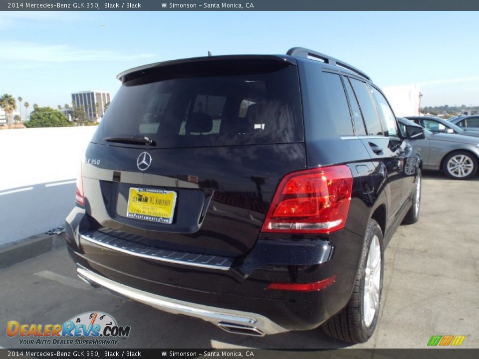 2014 Mercedes-Benz GLK 350 Black / Black Photo #4