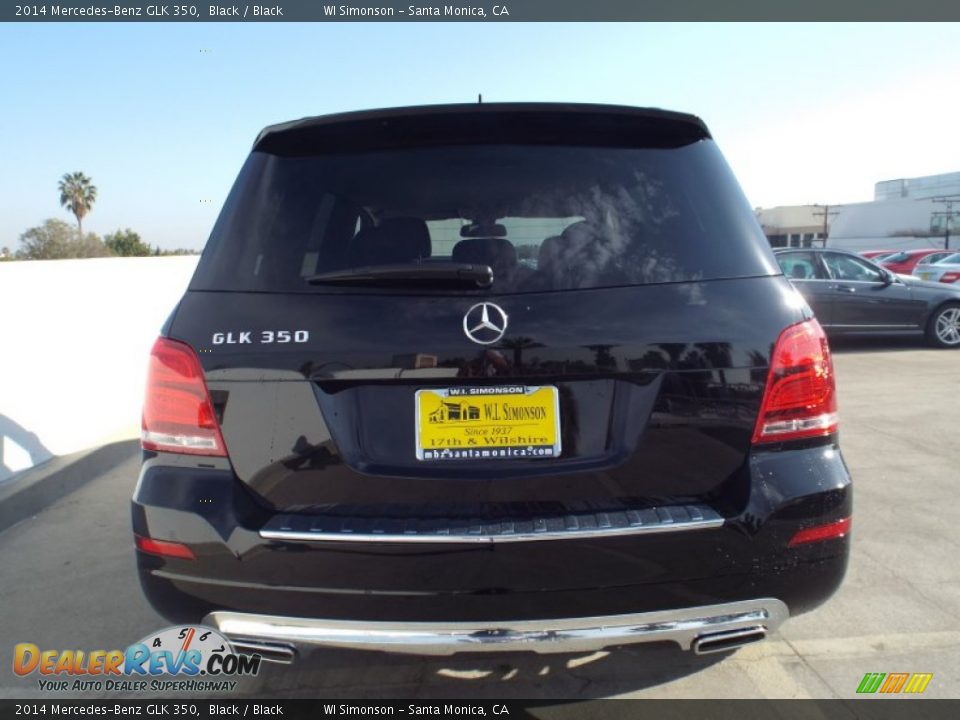2014 Mercedes-Benz GLK 350 Black / Black Photo #5