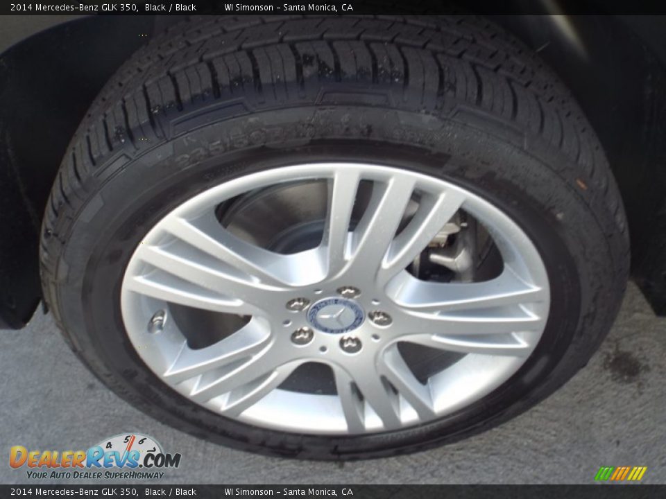 2014 Mercedes-Benz GLK 350 Black / Black Photo #10