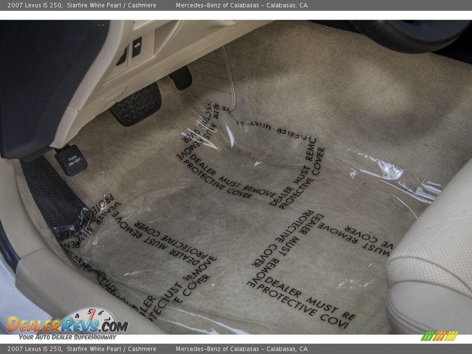 2007 Lexus IS 250 Starfire White Pearl / Cashmere Photo #6