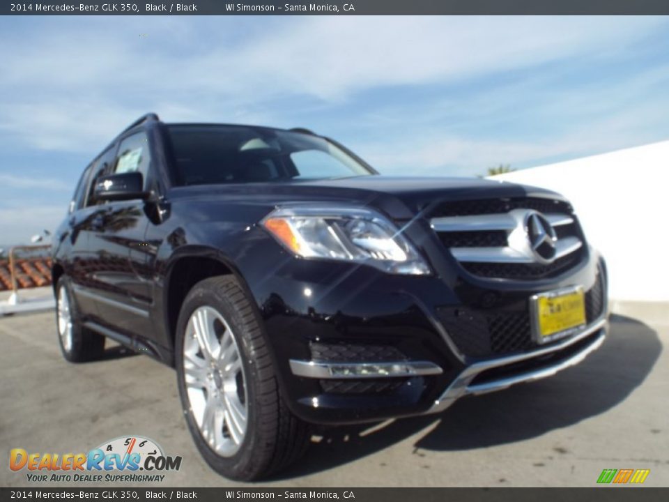 2014 Mercedes-Benz GLK 350 Black / Black Photo #11