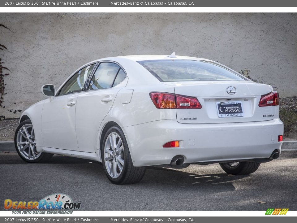 2007 Lexus IS 250 Starfire White Pearl / Cashmere Photo #10