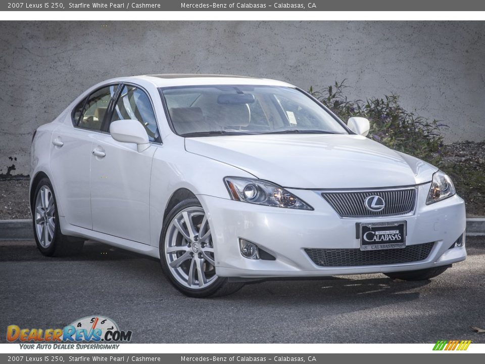 2007 Lexus IS 250 Starfire White Pearl / Cashmere Photo #11