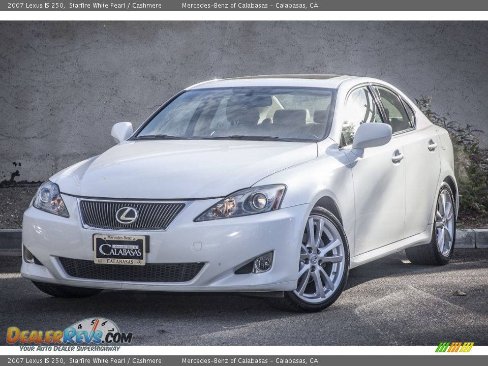 2007 Lexus IS 250 Starfire White Pearl / Cashmere Photo #12
