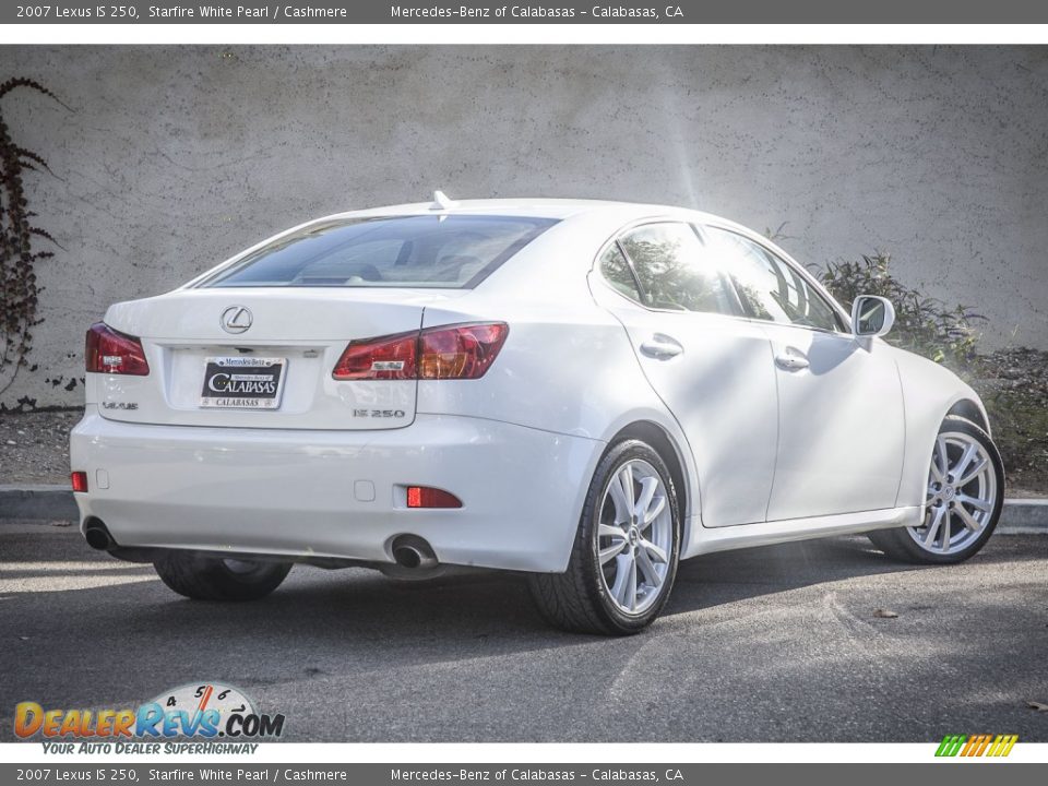 2007 Lexus IS 250 Starfire White Pearl / Cashmere Photo #13