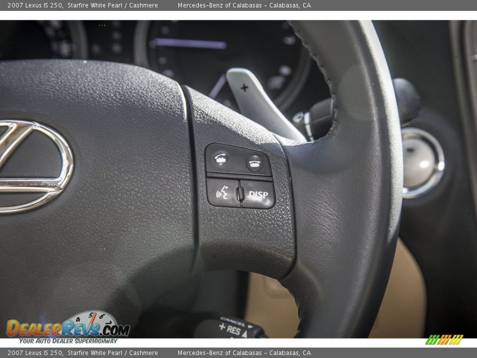 2007 Lexus IS 250 Starfire White Pearl / Cashmere Photo #15