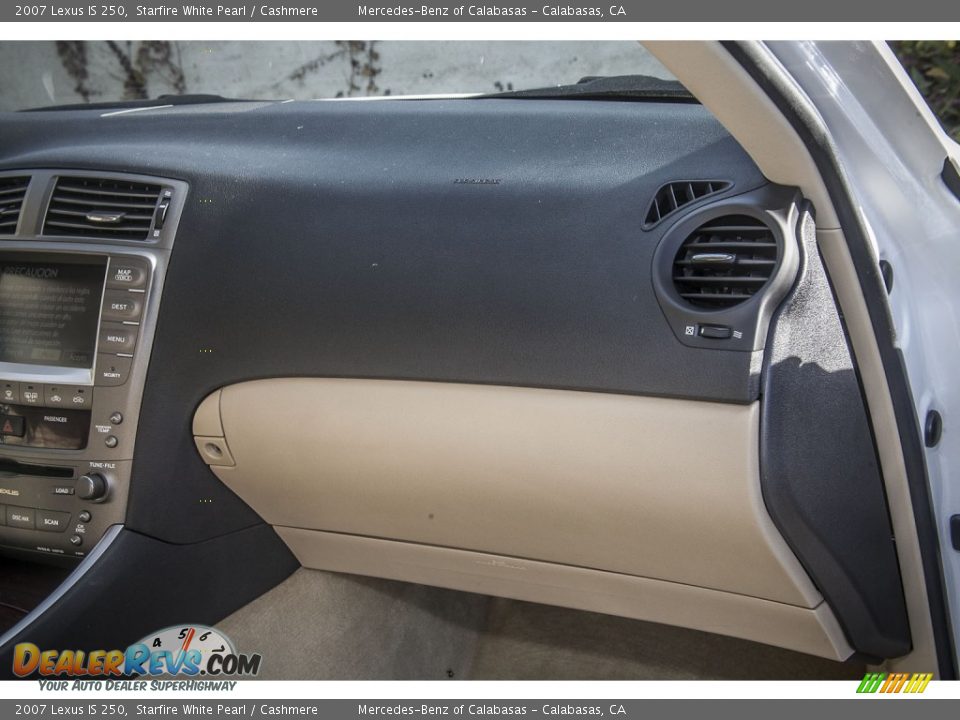 2007 Lexus IS 250 Starfire White Pearl / Cashmere Photo #21