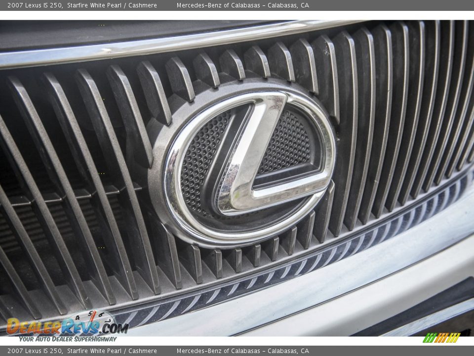 2007 Lexus IS 250 Starfire White Pearl / Cashmere Photo #27