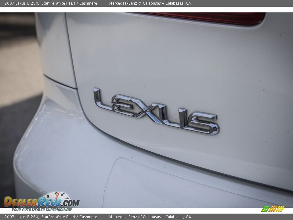 2007 Lexus IS 250 Starfire White Pearl / Cashmere Photo #29