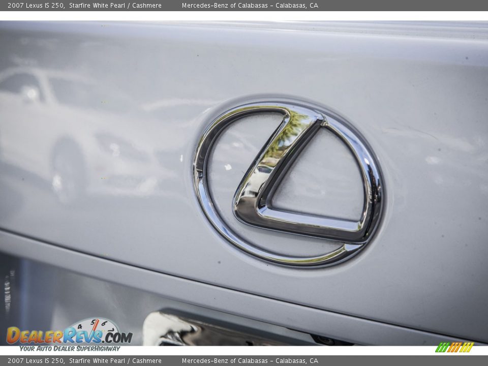 2007 Lexus IS 250 Starfire White Pearl / Cashmere Photo #30