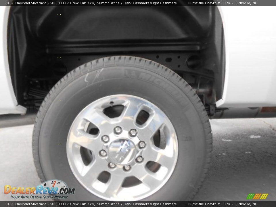 2014 Chevrolet Silverado 2500HD LTZ Crew Cab 4x4 Summit White / Dark Cashmere/Light Cashmere Photo #6