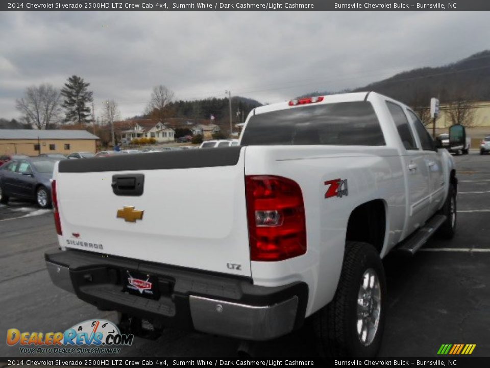 2014 Chevrolet Silverado 2500HD LTZ Crew Cab 4x4 Summit White / Dark Cashmere/Light Cashmere Photo #7