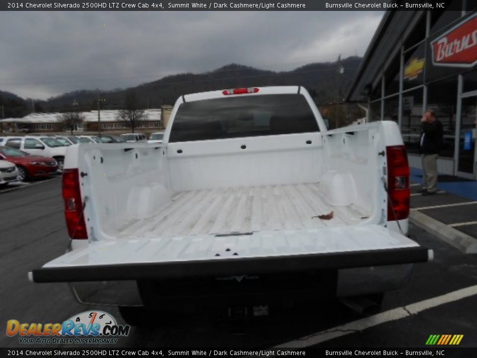 2014 Chevrolet Silverado 2500HD LTZ Crew Cab 4x4 Summit White / Dark Cashmere/Light Cashmere Photo #9