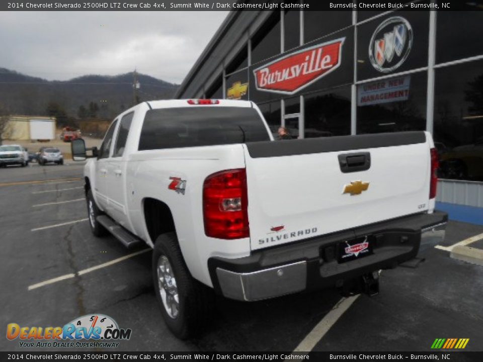 2014 Chevrolet Silverado 2500HD LTZ Crew Cab 4x4 Summit White / Dark Cashmere/Light Cashmere Photo #10