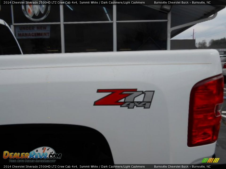 2014 Chevrolet Silverado 2500HD LTZ Crew Cab 4x4 Summit White / Dark Cashmere/Light Cashmere Photo #11