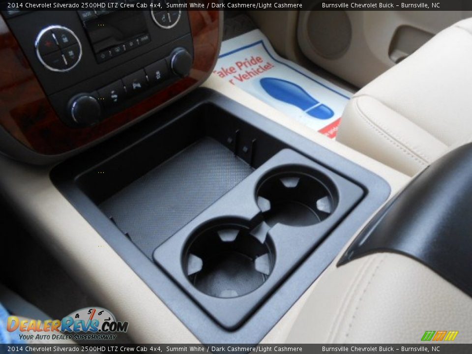 2014 Chevrolet Silverado 2500HD LTZ Crew Cab 4x4 Summit White / Dark Cashmere/Light Cashmere Photo #18