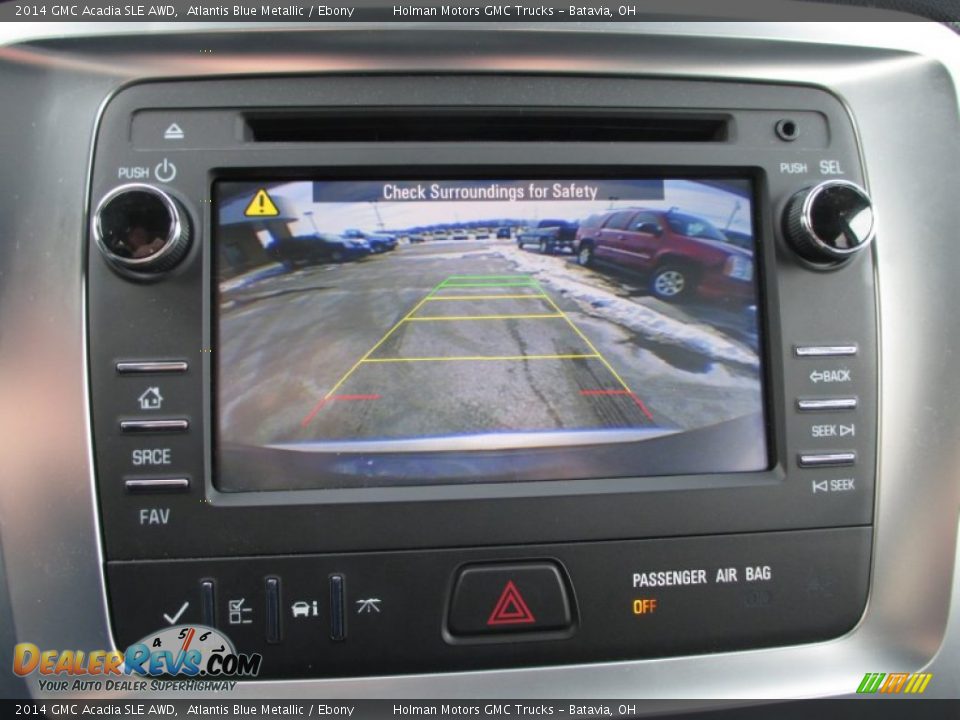 2014 GMC Acadia SLE AWD Atlantis Blue Metallic / Ebony Photo #11