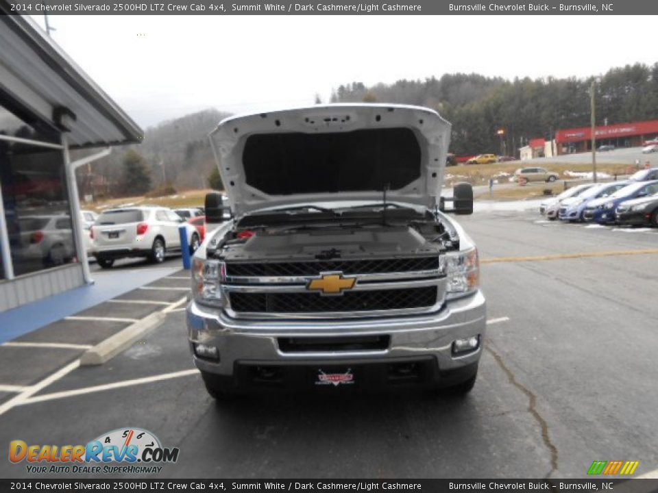 2014 Chevrolet Silverado 2500HD LTZ Crew Cab 4x4 Summit White / Dark Cashmere/Light Cashmere Photo #20