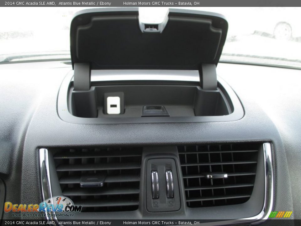 2014 GMC Acadia SLE AWD Atlantis Blue Metallic / Ebony Photo #13