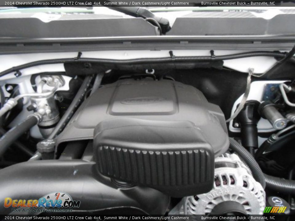 2014 Chevrolet Silverado 2500HD LTZ Crew Cab 4x4 Summit White / Dark Cashmere/Light Cashmere Photo #21