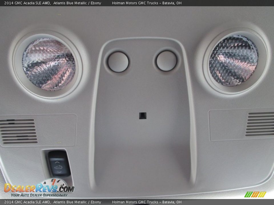 2014 GMC Acadia SLE AWD Atlantis Blue Metallic / Ebony Photo #21