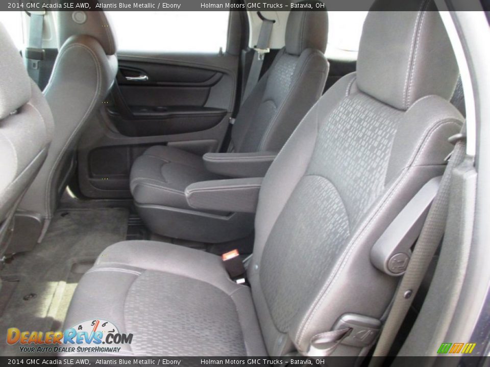 2014 GMC Acadia SLE AWD Atlantis Blue Metallic / Ebony Photo #23