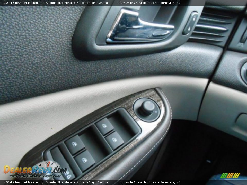 2014 Chevrolet Malibu LT Atlantis Blue Metallic / Cocoa/Light Neutral Photo #19