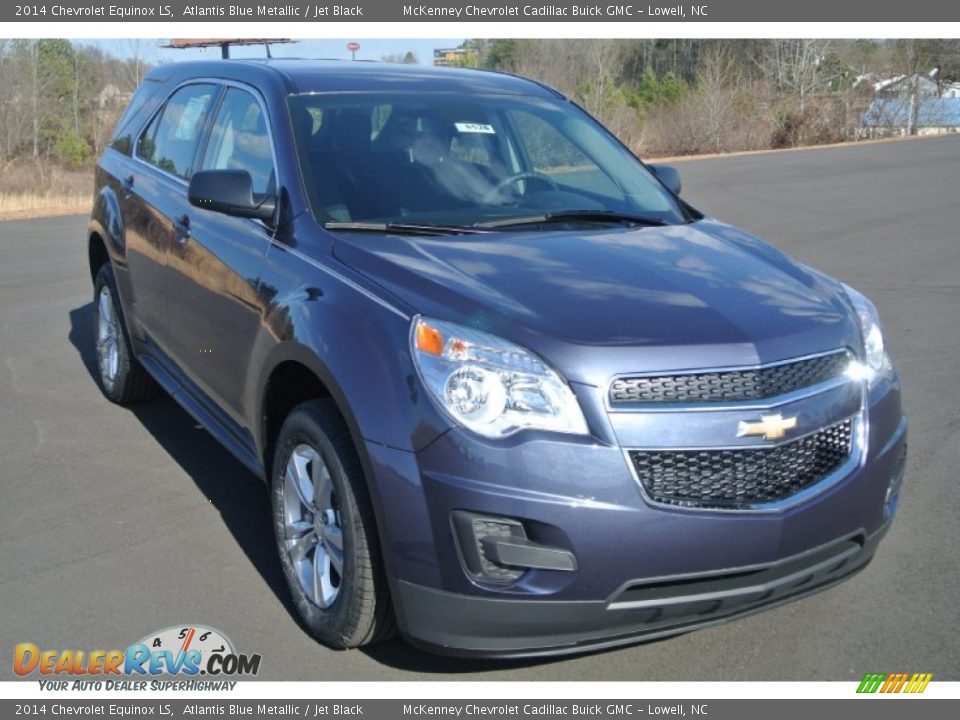 2014 Chevrolet Equinox LS Atlantis Blue Metallic / Jet Black Photo #1