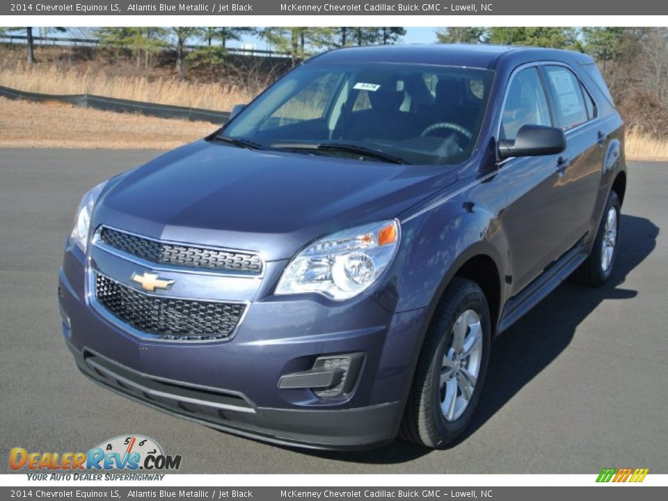 2014 Chevrolet Equinox LS Atlantis Blue Metallic / Jet Black Photo #2