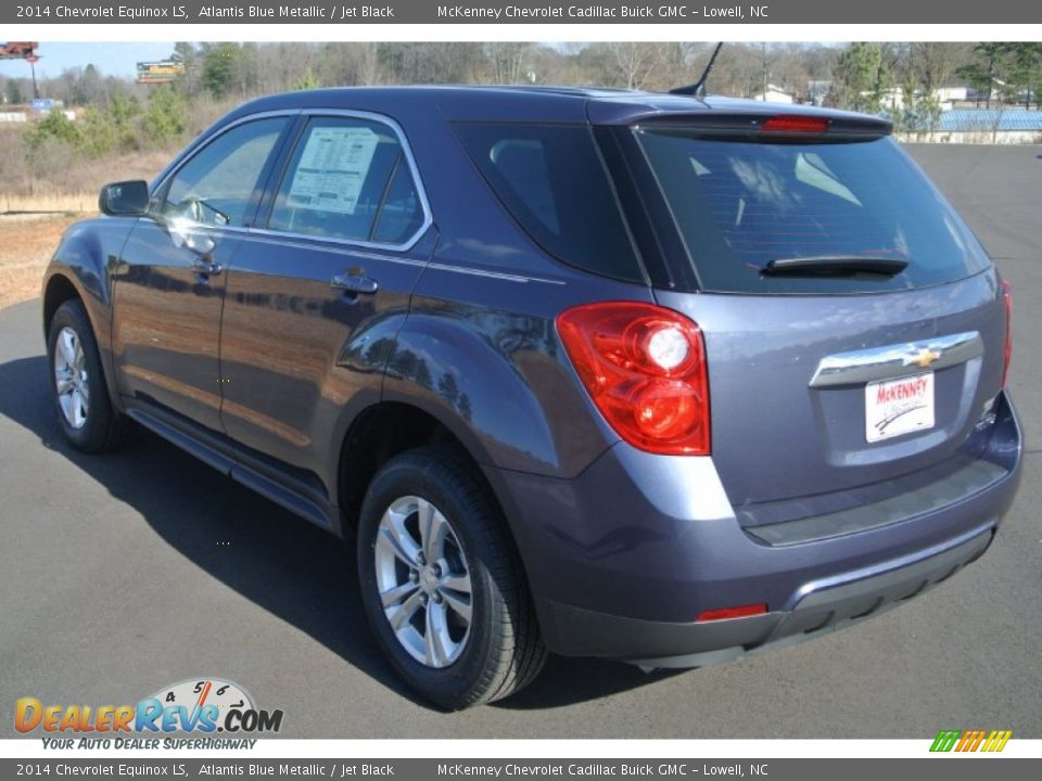 2014 Chevrolet Equinox LS Atlantis Blue Metallic / Jet Black Photo #4