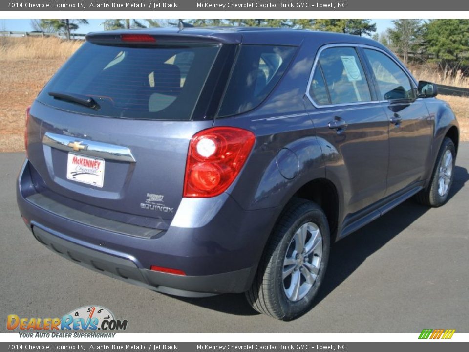2014 Chevrolet Equinox LS Atlantis Blue Metallic / Jet Black Photo #5