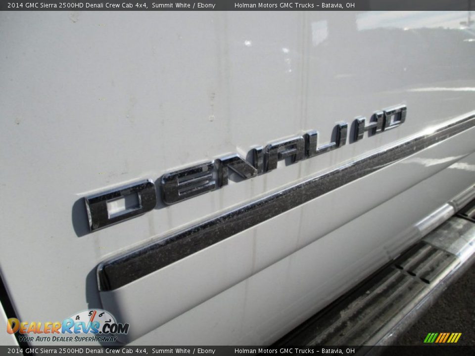 2014 GMC Sierra 2500HD Denali Crew Cab 4x4 Summit White / Ebony Photo #6