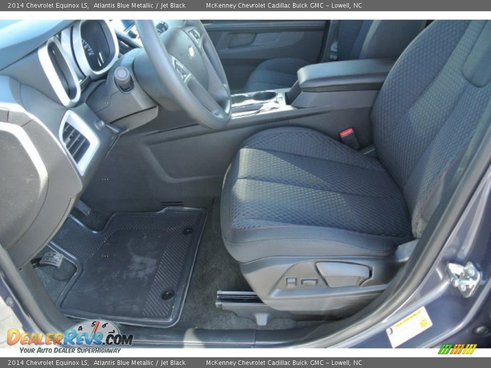 2014 Chevrolet Equinox LS Atlantis Blue Metallic / Jet Black Photo #8