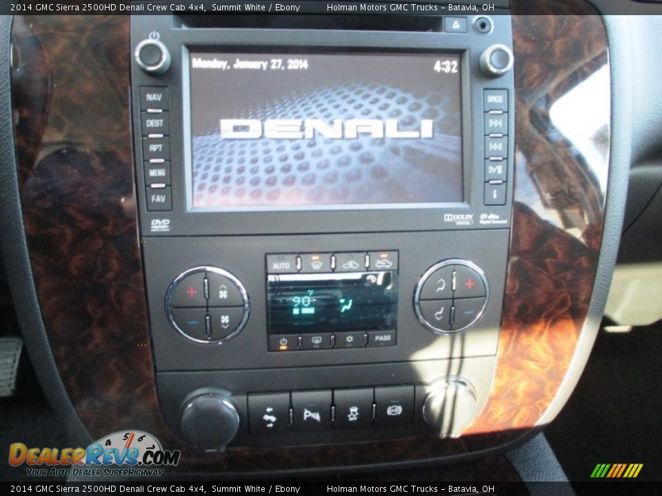 2014 GMC Sierra 2500HD Denali Crew Cab 4x4 Summit White / Ebony Photo #10