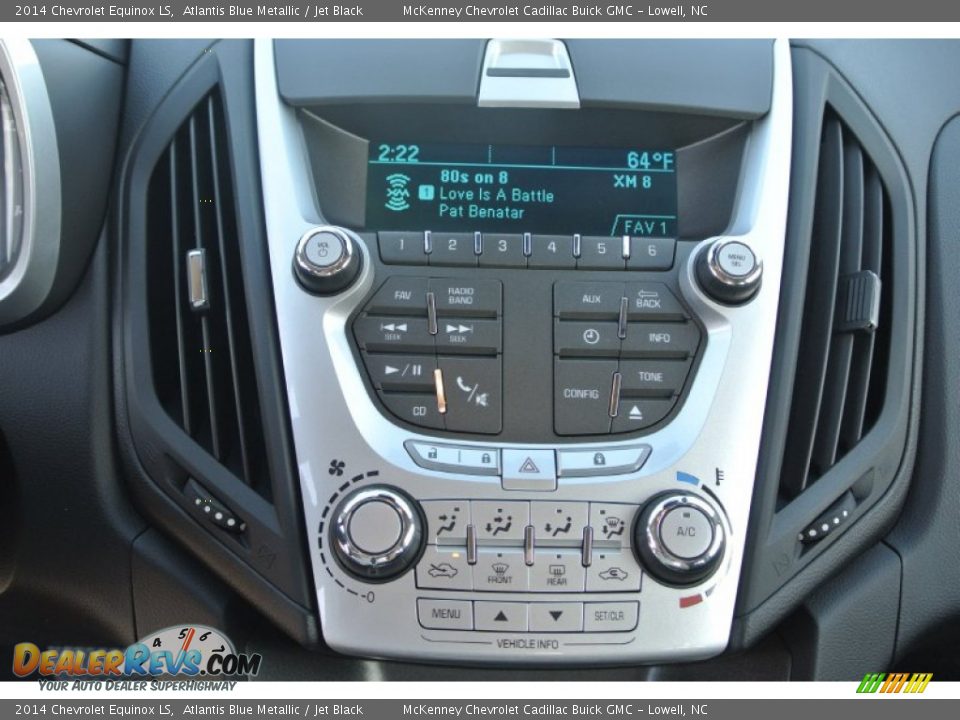 2014 Chevrolet Equinox LS Atlantis Blue Metallic / Jet Black Photo #11
