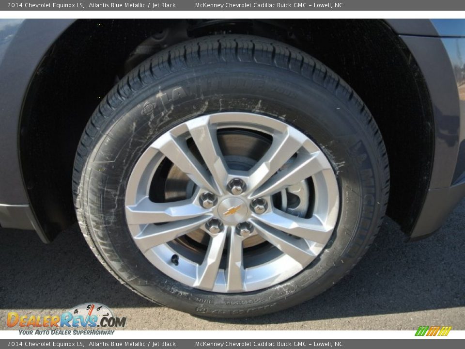 2014 Chevrolet Equinox LS Atlantis Blue Metallic / Jet Black Photo #18