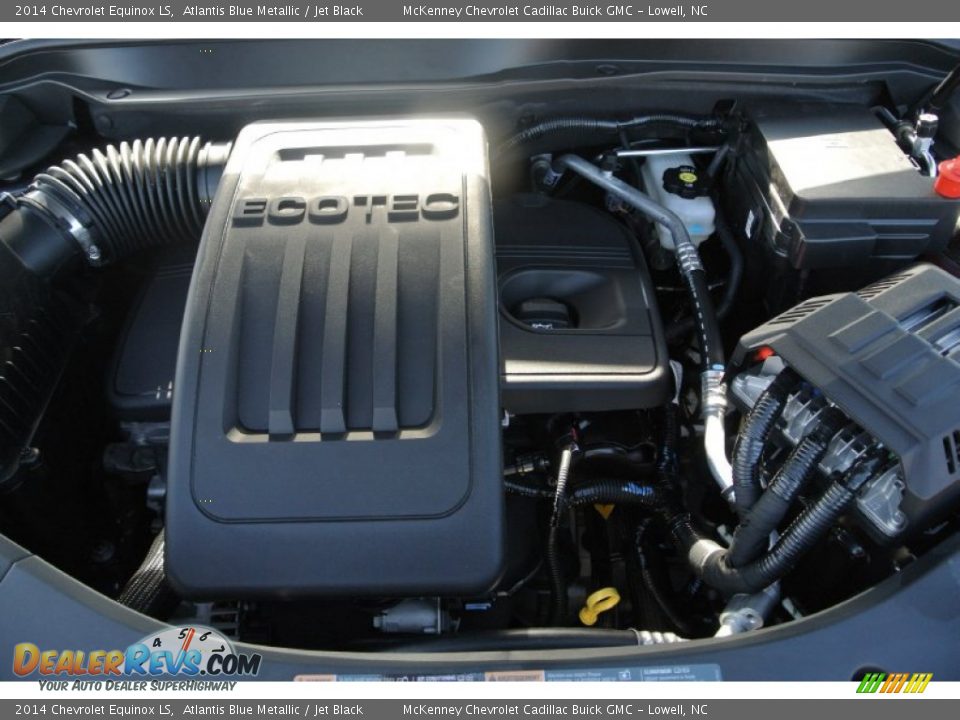 2014 Chevrolet Equinox LS Atlantis Blue Metallic / Jet Black Photo #19