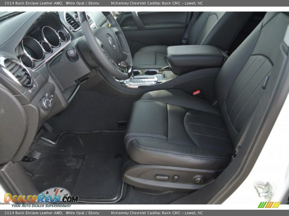 2014 Buick Enclave Leather AWD White Opal / Ebony Photo #8