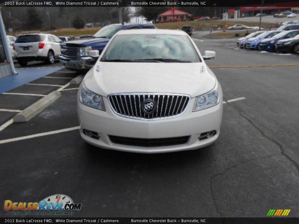 2013 Buick LaCrosse FWD White Diamond Tricoat / Cashmere Photo #3