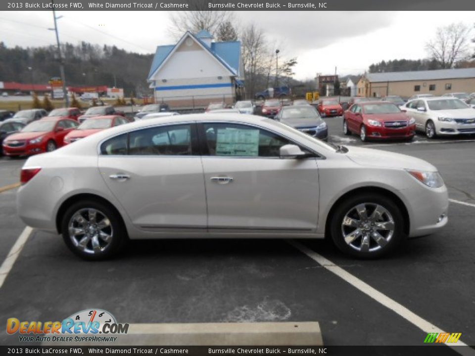 2013 Buick LaCrosse FWD White Diamond Tricoat / Cashmere Photo #4