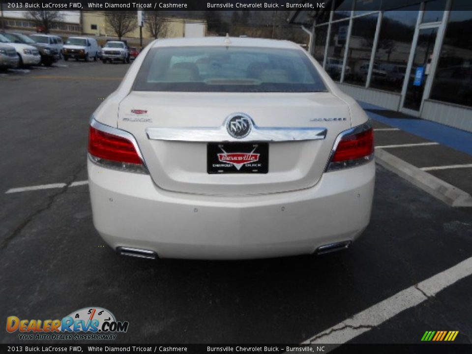 2013 Buick LaCrosse FWD White Diamond Tricoat / Cashmere Photo #7