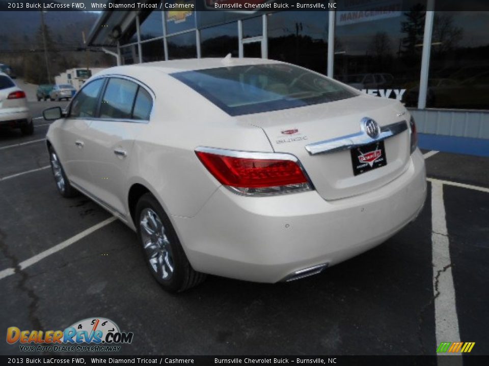 2013 Buick LaCrosse FWD White Diamond Tricoat / Cashmere Photo #9