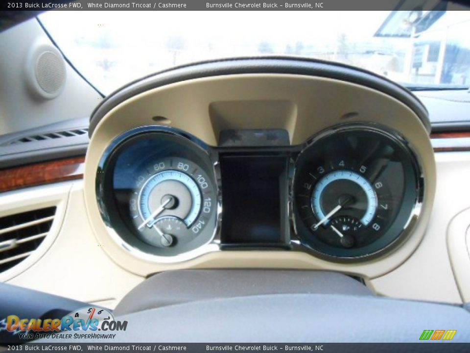 2013 Buick LaCrosse FWD White Diamond Tricoat / Cashmere Photo #14