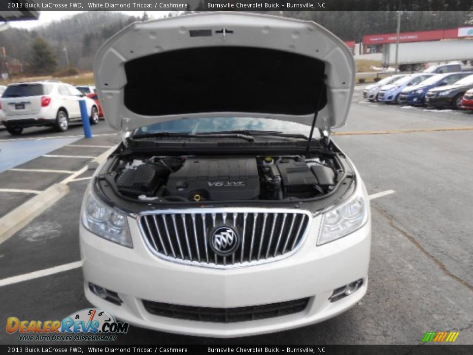 2013 Buick LaCrosse FWD White Diamond Tricoat / Cashmere Photo #20