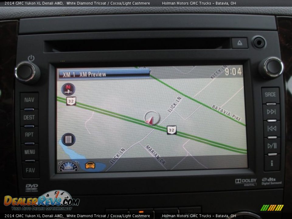 2014 GMC Yukon XL Denali AWD White Diamond Tricoat / Cocoa/Light Cashmere Photo #11