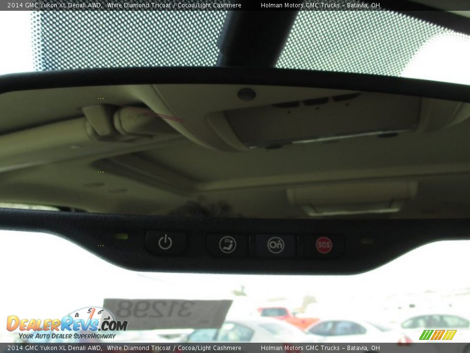 2014 GMC Yukon XL Denali AWD White Diamond Tricoat / Cocoa/Light Cashmere Photo #18