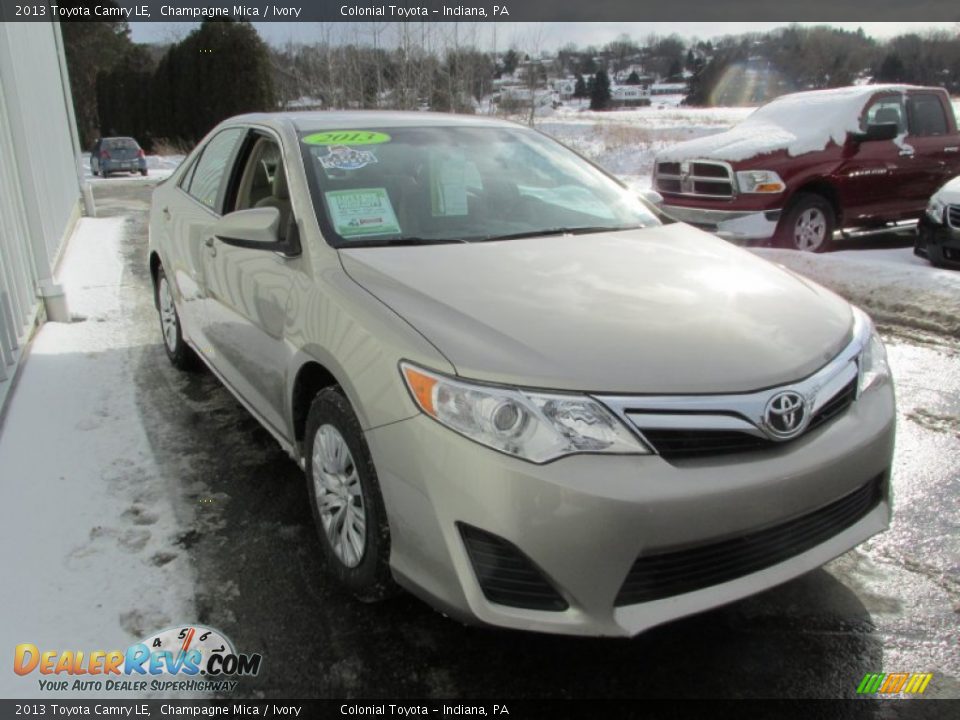 2013 Toyota Camry LE Champagne Mica / Ivory Photo #7
