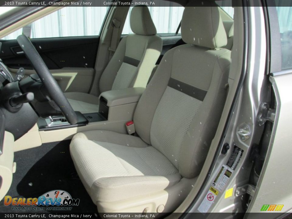 Front Seat of 2013 Toyota Camry LE Photo #12