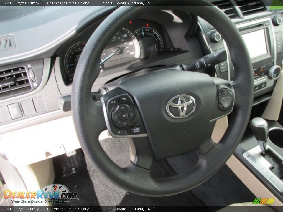 2013 Toyota Camry LE Champagne Mica / Ivory Photo #15