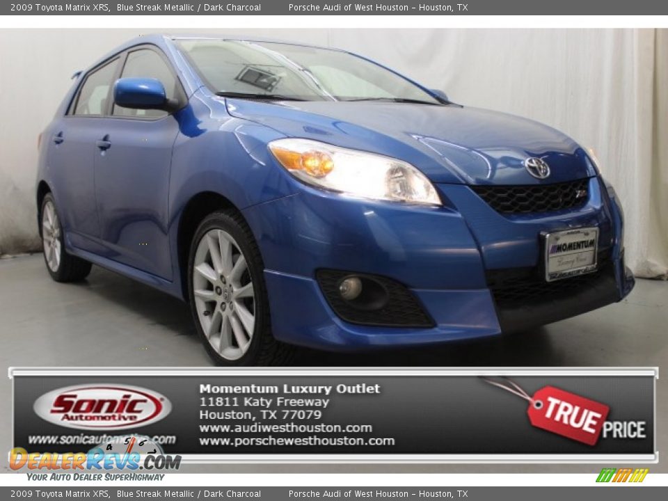 2009 Toyota Matrix XRS Blue Streak Metallic / Dark Charcoal Photo #1